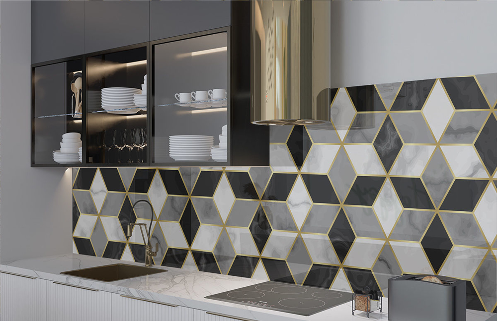 Плитка 60x120 Reverso Black HL Decor — изображение 2
