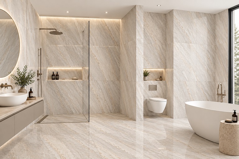 Gresia 60x120 Oceanvist Cream Sugar Effect - imagine 2