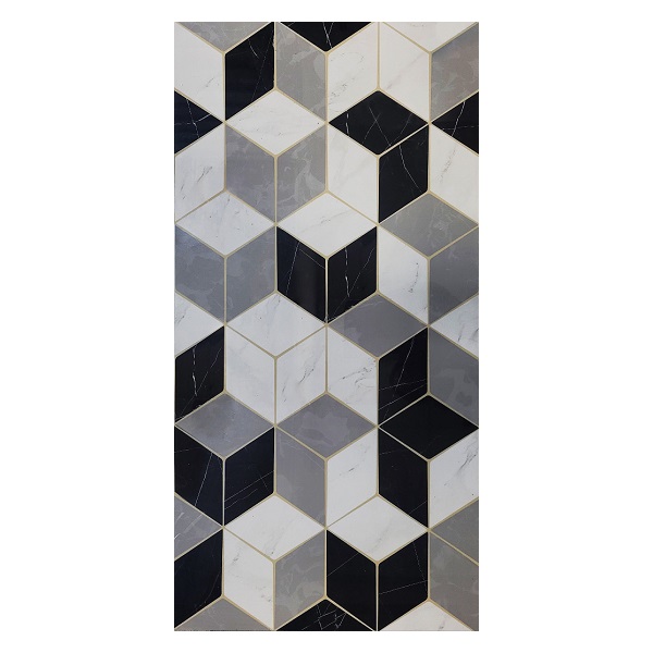 Плитка 60x120 Reverso Black HL Decor