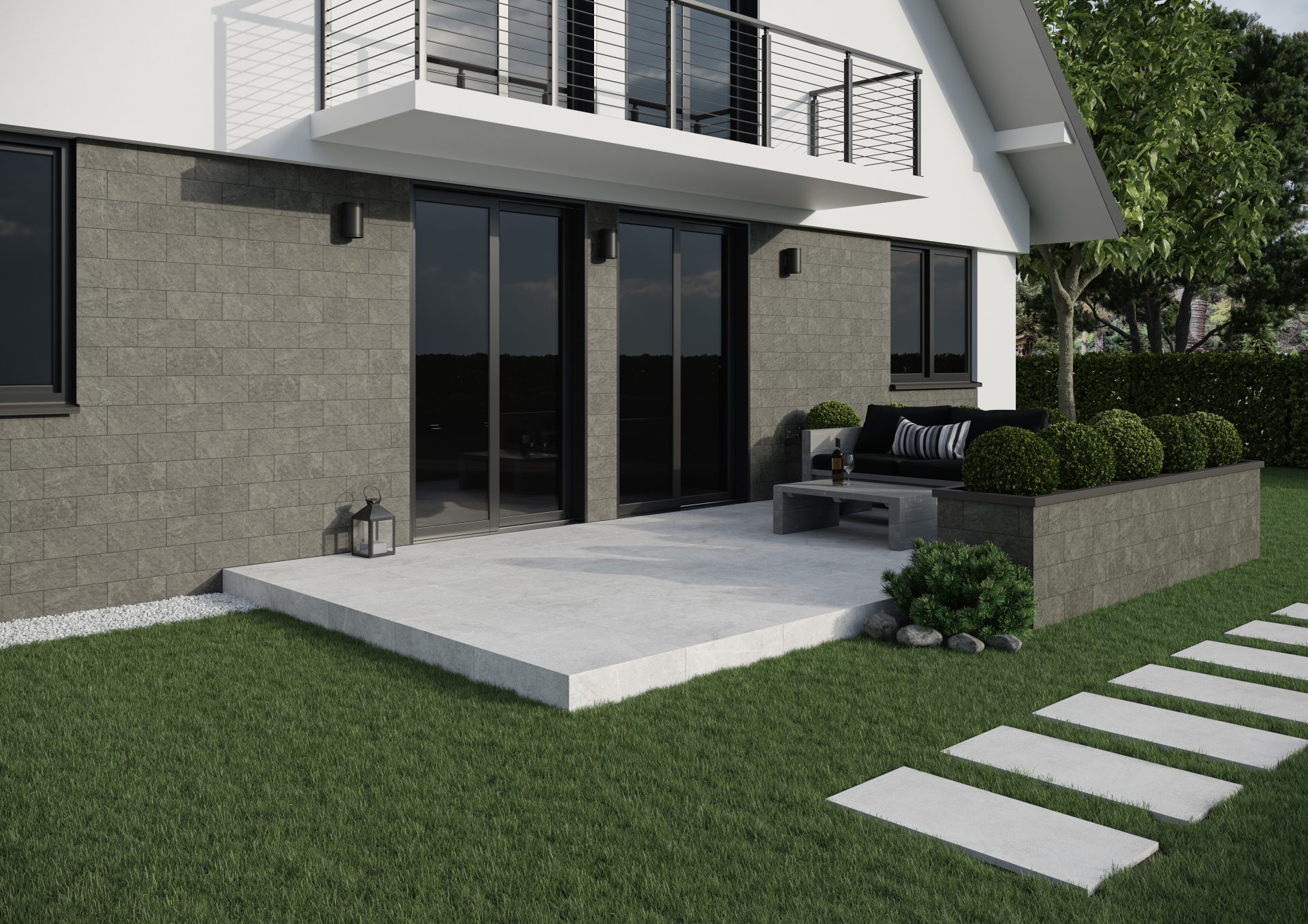 Klinker TORSTONE GRAPHITE 300*148*9mm - imagine 3